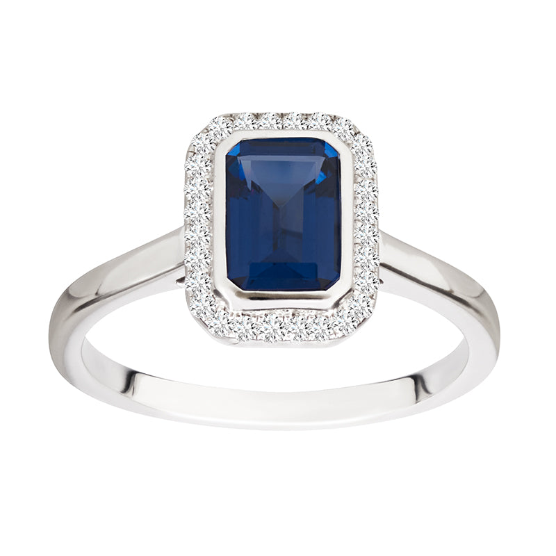 Bague Julia - topaze bleue