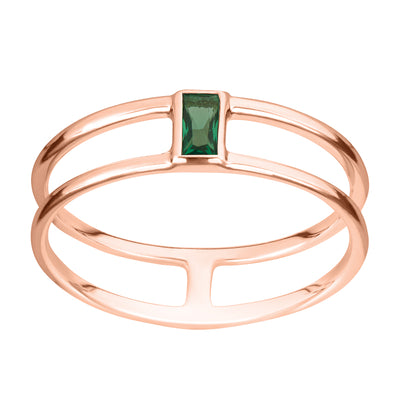 Bague Thémis - tsavorite