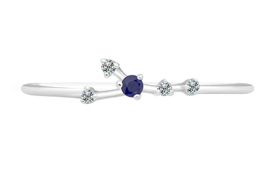 Bague Constellation Moissanite - Cancer