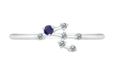 Bague Constellation Moissanite - Taureau