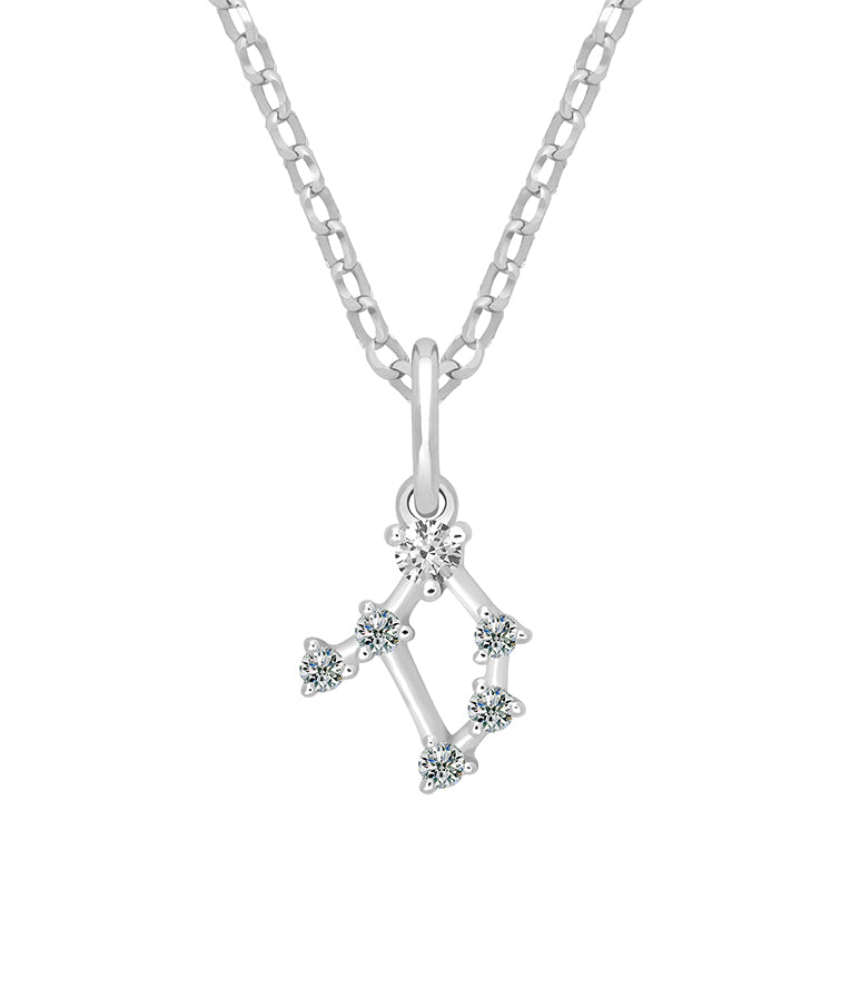 Pendentif Constellation Moissanite - Balance