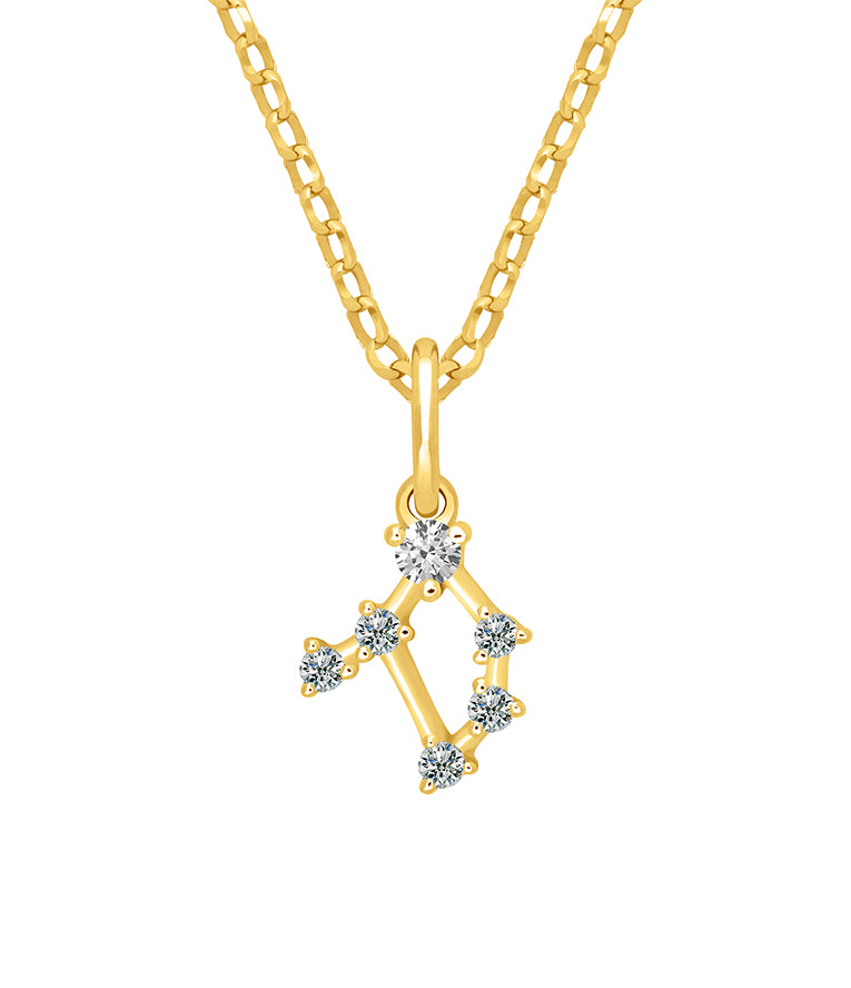 Pendentif Constellation Moissanite - Balance