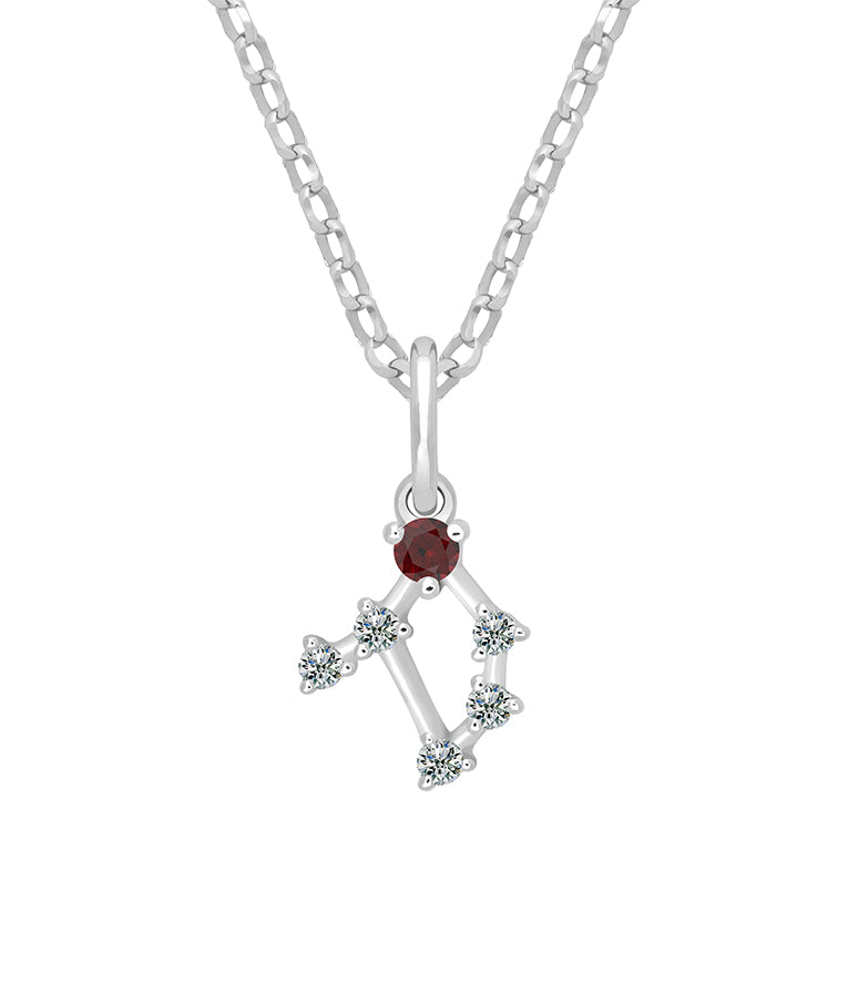 Pendentif Constellation Moissanite - Balance