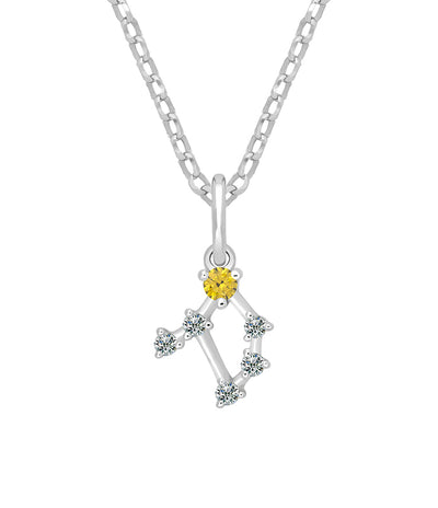 Pendentif Constellation Moissanite - Balance