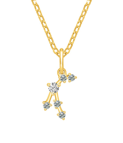 Pendentif Constellation Moissanite - Bélier