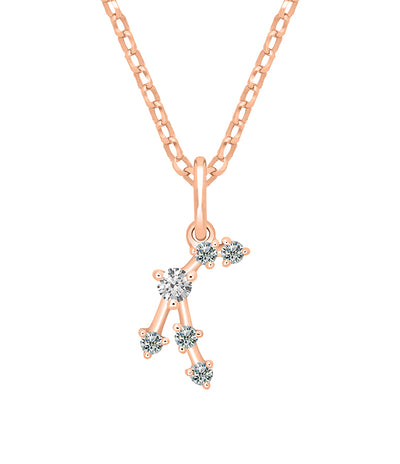 Pendentif Constellation Moissanite - Bélier