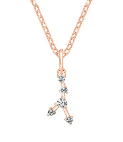 Pendentif Constellation Moissanite - Cancer