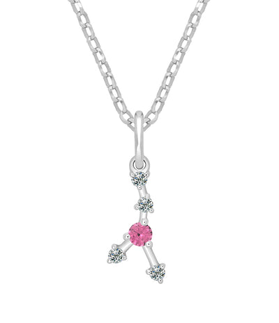 Pendentif Constellation Moissanite - Cancer