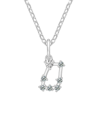 Pendentif Constellation Moissanite - Gémeaux