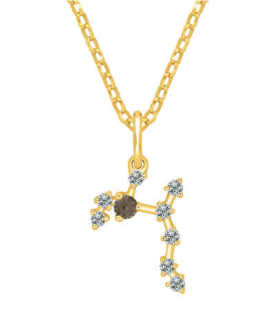 Pendentif Constellation Moissanite - Sagittaire