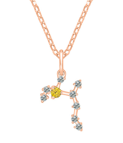 Pendentif Constellation Moissanite - Sagittaire