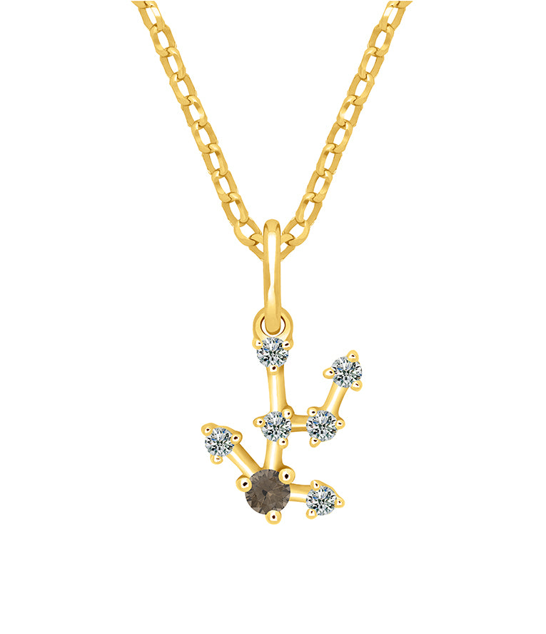 Pendentif Constellation Moissanite - Taureau